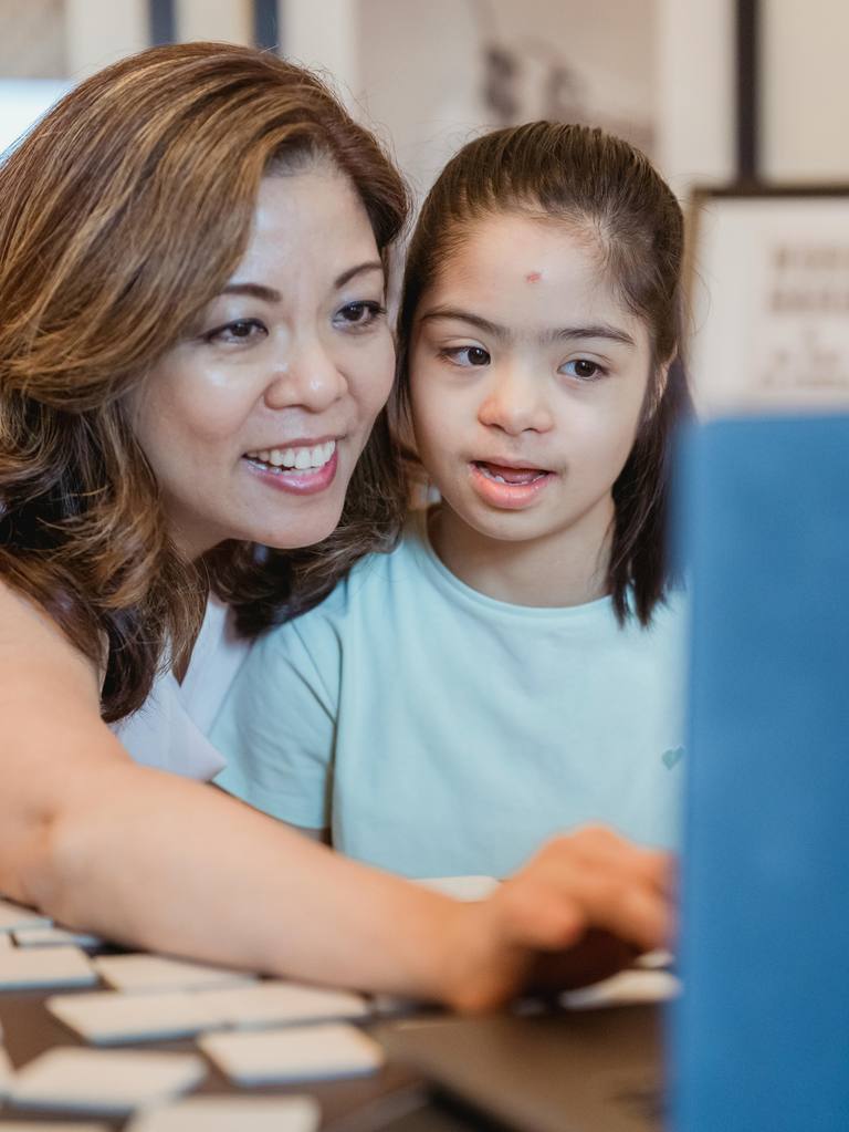 Caregiver providing compassionate care to a patient